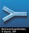 Schlauchverbinder Y-Form, transparent</p>Laborbedarf Hilfsmittel