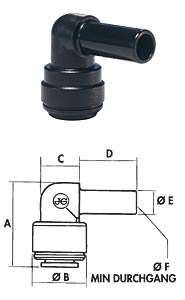 Einsteck-Winkel-Verbinder 90 (Stem Elbow), Steckverbinder (a,i)