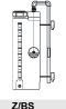 Fllstandsanzeiger Typ Z/BS  2 Sensoren, Anzeige ber Seilzug transparentes PVC, 2 Stck bistabile Schalter fr BS fr Minimum- und Maximumanzeige , DN25/D=32 passend fr Dosierbehlter