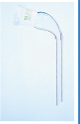 Destilliervorste, gebogen,  Hlse NS, Rohrlnge: 80-100 mm</p>Delivery adapters, bent,  socket ST  tube length: 80-100 mm </p>Laborbedarf,Laborglas,NS-Bauteile,Destilliervorsto gebogen