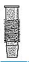 Faltenblge aus PTFE, Kern NS und  Hlse NS</p>Bellow, PTFE, cone ST , socket ST</p>Laborbedarf,Laborglas,NS-Bauteile,Faltenblge