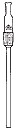 Siedekapillare, Einbaulnge 200 mm,   Kerne NS 14/23-29/32</p>Air leak tubes, built-in  length 200 mm, cone ST 14/23-29/32</p>Laborbedarf,Laborglas,NS-Bauteile,Siedekapillaren