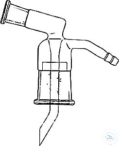 Vorsto fr Destilliervorlagen nach Bredt</p>Adapter, flasks  condenser socket ST to Bredt</p>Laborbedarf,Laborglas,NS-Bauteile,Vorste fr Destilliervorlagen nach Bredt