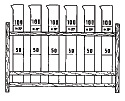 Holzgestelle fr Colorimeterrhrchen nach Nessler, niedere Form</p>Support made of wood, f. color comp. tubes,  Nessler, for  tubes short form</p>Laborbedarf Glasgerte Volumenmessung Wasser- und Umweltanalytik