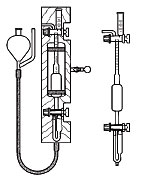 Brette mit Wassermantel fr Apparat nach Slyke</p>Laborbedarf Glasgerte Volumenmessung Wasser- und Umweltanalytik