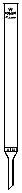 Chromatographiesule einfach ohne Hahn mit eingeschmolzener Fritte P0</p>Chromatographic-columns,  fused-in sintered glass-disc (PO),  without stopcock</p>Laborbedarf,Laborglas,Chromatographiesulen