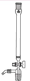 Chromatographiesule oben und unten mit NS-Hlse und unten mit NS-PTFE-Hahn, mit eingeschmolzener Fritte P0, mit Absaugrohr und Abtropfspitze</p>CHROMATOGRAPY-COLUMNS,  ST-SOCKET, ST-CONE 14/23, ST-PTFE-STOPCOCK,  SOLID PLUG, SCREW-THREAD RETAINING NUT,  VACUUM CONNECTION DRIP TIP,  FUSED-IN SINTERED GLASS-DISC P0</p>Laborbedarf,Laborglas,Chromatographiesulen</p>Laborbedarf,Laborglas,Chromatographiesulen