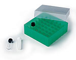 Kryobox B47 GLW Hhe = 45-55 mm mit Raster 7x7 fr Probengefe 4 ml, Mini-Vials 6 ml, Hhe = 45-55 mm