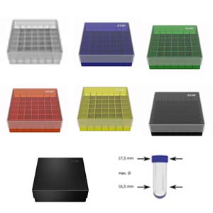 Kryobox B47BF fr die Lagerung der Impstoffe von Biontech-Pfizer bei -80C, Hhe = 45-55 mm mit Raster 7x7 fr Probengefe 4 ml, Mini-Vials 6 ml, Hhe = 45-55 mm ,natur, stabile Verpackung, stabil fr Kltelagerung</p>Cryo box B47BF for storing vaccines from Biontech-Pfizer at -80  C, height = 45-55 mm with grid 7x7 for sample vessels 4 ml, mini vials 6 ml, height = 45-55 mm, natural, stable packaging, stable for cold storage </p>Laborbedarf,Impfstofflagerung,Kryoboxen fr -80C,Lagerung Covid-19 Impfdosen