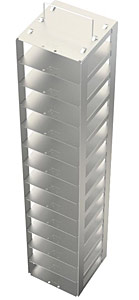 Edelstahlgestell fr Tiefkhltruhen mit Klappgriff fr 13 Kryoboxen Hmax= 54mm<p>Freezer Racks, stainless steel with handle for chest freezers</p>Laborbedarf,Kryozubehr,Edelstahlgestelle fr Tiefkhltruhen