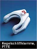 Kegelschliffklemmen PTFE</p>Laborbedarf Hilfsmittel