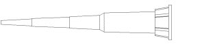 Top-Line Przisions-Pipettenspitzen baacklab  0,1 - 10 l, VE=1000Stck lose im Beutel, Restposten 3x VE</p>Laborbedarf,Liquid Handling,Pipettenspitzen