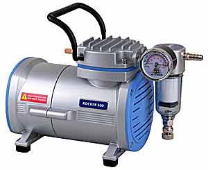 Vakuumpumpe lfrei Rocker 300 60W, 230V, 680mmHg (106mbar) 25l/min<br>Vacuum pump Rocker 300 -680mmHg (106mbar) 25l/min<br>Laborbedarf,Vakuumpumpen,Filtration