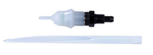 Schnellkupplung komplett fr Verbindung VHC/VHCpro-Flasche inkl. Adapter und Einleitrohr<br>Set of quick-coupling for connection VHC-bottle including adapter and inlet tube<br>Laborbedarf,Vakuumpumpen,Flssigkeitsabsaugung