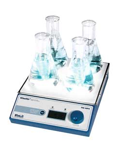 Mehrstellen-Magnetrhrer mit 4 Rhrstellen (2 x 2) Kapazitt 4 x 500 ml, Platte Edelstahl, digitale Steuerung</p>Multipoint Magnetic Stirrer, type MS-MP4,  stirring capacity: max. 0,5 Liter, 4 points (2X2),  speed range: 80 - 1200 rpm, digital Controller</p>Laborbedarf, Magnetrhrer, Probenvorbereitung