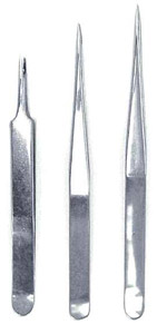 Prparierpinzette , gerade, feine Spitze, Edelstahl 4301, Laborqualitt<br>Laborbedarf,Mikroskopie,Prparierpinzetten