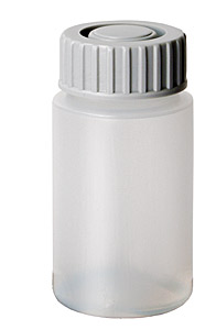 Weithalsflasche mit Schraubdeckel PC 200ml , DxL=56x112mm, mit Flachboden zur Zentrifugation, getestet bis 10.000 U/min oder 16.323xg, VE=6Stck<br>Wide mouth bottle PC with screw cap 200ml with flat bottom for centrifugation, tested to 10,000 rpm or 16.323xg, pack = 6 pcs<br>Laborbedarf,Zentrifugation,Flaschen