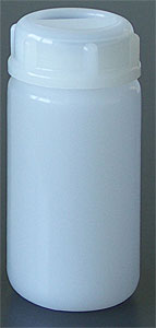 Weithalsflasche mit Schraubdeckel  PF 250ml , DxL=62 x122mm, mit Flachboden zur Zentrifugation, getestet bis 12.000 U/min oder 23.505xg, VE=2Stck<br>Wide mouth bottle PF with screw cap 250ml with flat bottom for centrifugation, tested to 12.000 rpm or 23.505xg, pack =2 pcs<br>Laborbedarf,Zentrifugation,Flaschen