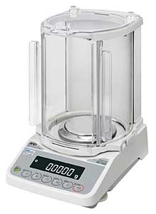 Analysenwaagen HR-150A, Ablesbarkeit: 0.1mg , Wgebereich: 152g, Wgeplatte: 90mm, externe Kalibrierung, 4 Jahre Garantie, Sonderpreisaktion bis 31.12.2024<br>Analytical balances HR-150A, readability: 0.1mg, weighing range: 152g, weighing plate: 90mm, external calibration, 4-year guarantee, special price offer until 12/31/2024<br>Laborbedarf,Laborwaagen,Analysenwaagen