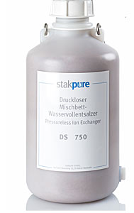 Ersatzpatrone drucklos fr DI 750</p>Replacement cartridge pressure-less for DI 750</p>Laborbedarf,Wasseraufbereitung,Ionenaustauscher