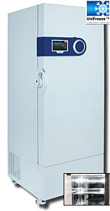 Ultratiefkhlschrank -86C Typ 393l, Einkompressorgert, filterlos Dank Blockkondensator</p>upright-typ Ultra low refrigerator -86C 393l , filter free mechanism</p>Laborbedarf,Kltetechnik,Ultratiefkhler,-86C