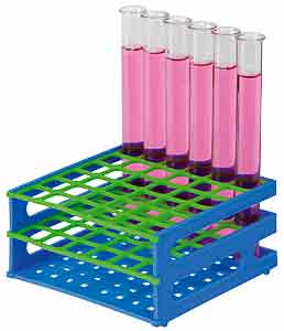 neoRack Rhrchengestell zusammensteckbar blau/grn, PP, 6 x 6, Gefe  = 20 mm, Restposten 7 Stck<br>neoRack tube rack stackable blue/green, PP, 6 x 6 vessels 20 mm<br>Laborbedarf,Lagerung,Reagenzglasstnder